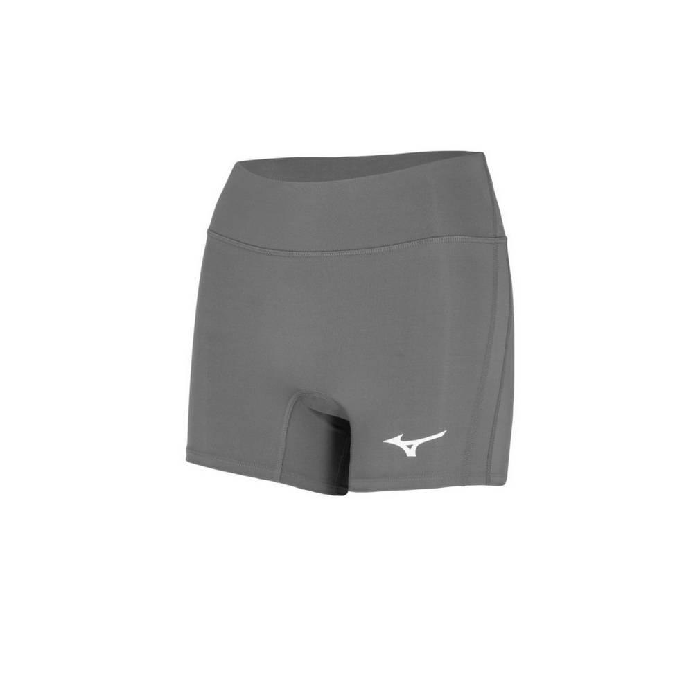 Mizuno Elevated 4" Inseam - Bayan Şort - Gri Türkiye (IMVUTY-163)